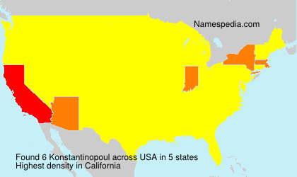 Surname Konstantinopoul in USA Surname Konstantinopoul in USA