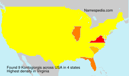 Surname Kontogiorgis in USA Surname Kontogiorgis in USA