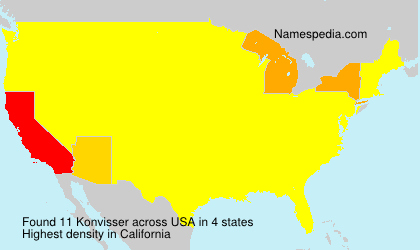 Surname Konvisser in USA