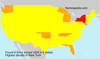 Surname Konx in USA Surname Konx in USA