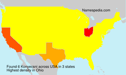 Surname Konyecsni in USA Surname Konyecsni in USA