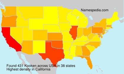 Surname Kooken in USA Surname Kooken in USA