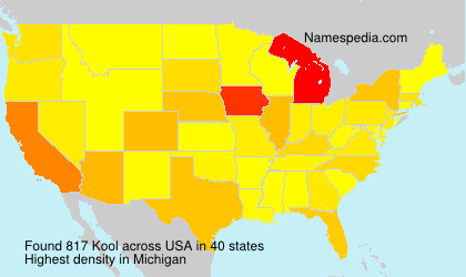 Surname Kool in USA Surname Kool in USA