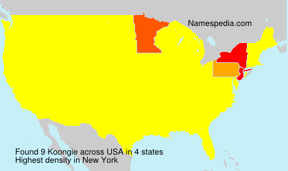 Surname Koongie in USA Surname Koongie in USA