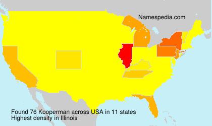 Surname Kooperman in USA Surname Kooperman in USA