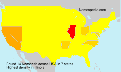 Surname Kooshesh in USA Surname Kooshesh in USA
