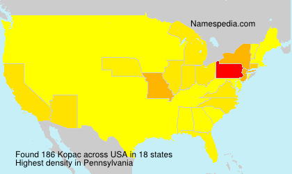 Surname Kopac in USA Surname Kopac in USA
