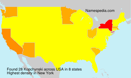 Surname Kopchynski in USA Surname Kopchynski in USA