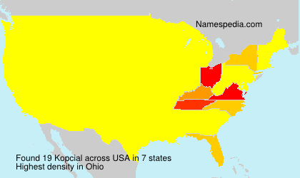 Surname Kopcial in USA Surname Kopcial in USA