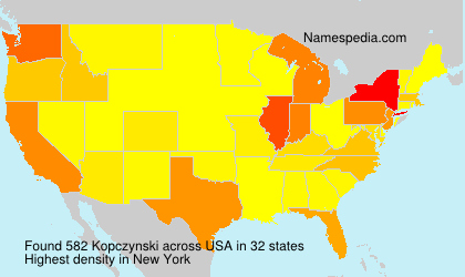 Surname Kopczynski in USA Surname Kopczynski in USA