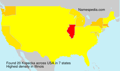 Surname Kopecka in USA Surname Kopecka in USA