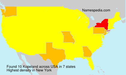 Surname Kopeland in USA Surname Kopeland in USA