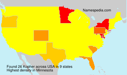 Surname Kopher in USA Surname Kopher in USA