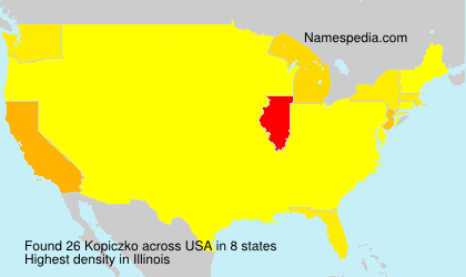 Surname Kopiczko in USA Surname Kopiczko in USA