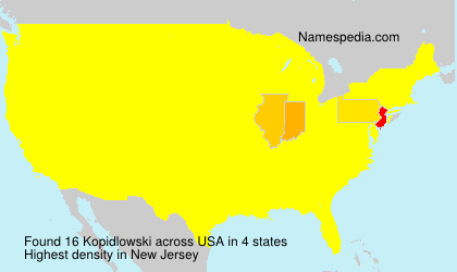 Surname Kopidlowski in USA Surname Kopidlowski in USA