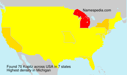 Surname Kopitz in USA Surname Kopitz in USA