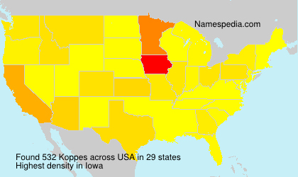 Surname Koppes in USA Surname Koppes in USA