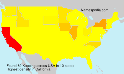 Surname Kopping in USA