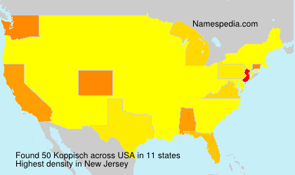 Surname Koppisch in USA Surname Koppisch in USA