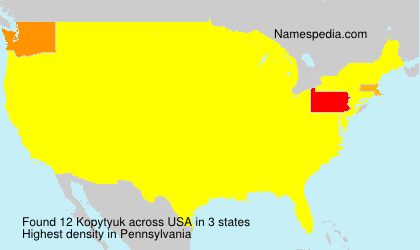 Surname Kopytyuk in USA Surname Kopytyuk in USA