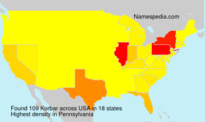 Surname Korbar in USA Surname Korbar in USA