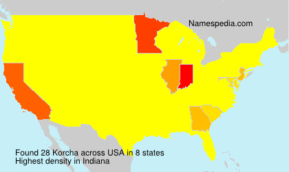 Surname Korcha in USA Surname Korcha in USA