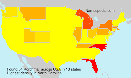 Surname Korchmar in USA Surname Korchmar in USA