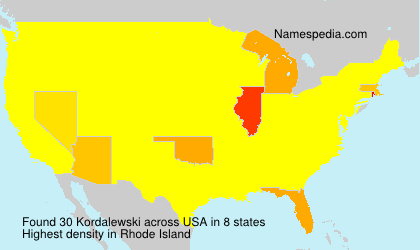 Surname Kordalewski in USA Surname Kordalewski in USA
