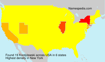 Surname Kordylewski in USA Surname Kordylewski in USA
