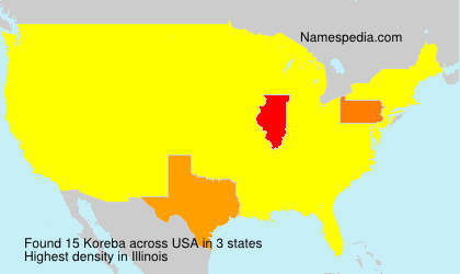 Surname Koreba in USA Surname Koreba in USA