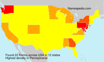 Surname Korma in USA Surname Korma in USA