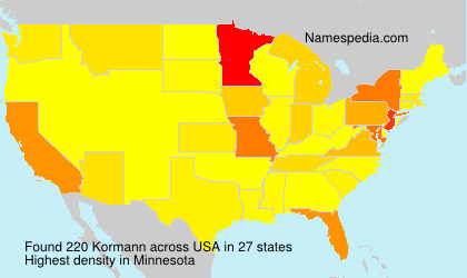 Surname Kormann in USA Surname Kormann in USA