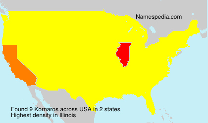 Surname Kornaros in USA Surname Kornaros in USA