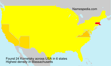 Surname Kornetsky in USA Surname Kornetsky in USA