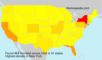 Surname Kornfeld in USA Surname Kornfeld in USA
