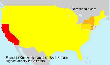 Surname Kornwasser in USA Surname Kornwasser in USA