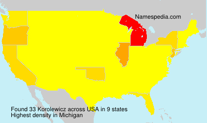 Surname Korolewicz in USA Surname Korolewicz in USA