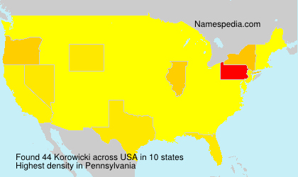 Surname Korowicki in USA Surname Korowicki in USA