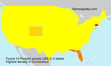 Surname Korsant in USA Surname Korsant in USA