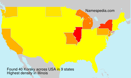 Surname Korsky in USA Surname Korsky in USA