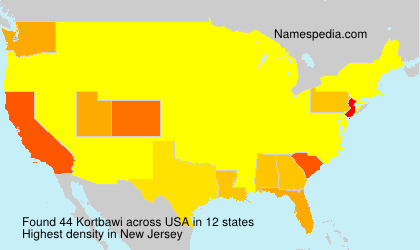 Surname Kortbawi in USA Surname Kortbawi in USA