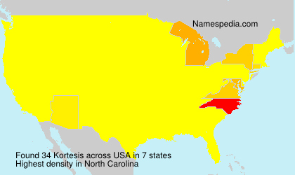 Surname Kortesis in USA Surname Kortesis in USA
