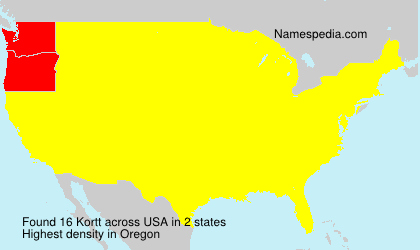 Surname Kortt in USA Surname Kortt in USA