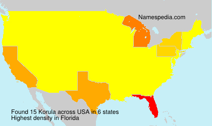 Surname Korula in USA Surname Korula in USA