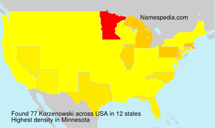 Surname Korzenowski in USA Surname Korzenowski in USA
