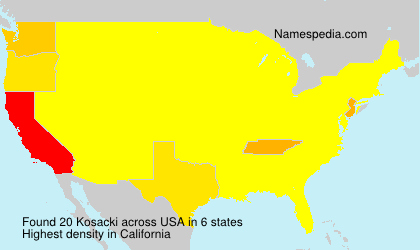 Surname Kosacki in USA Surname Kosacki in USA