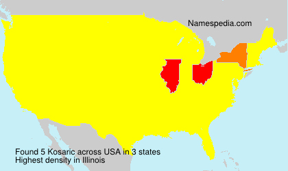 Surname Kosaric in USA Surname Kosaric in USA