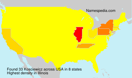 Surname Kosciewicz in USA Surname Kosciewicz in USA