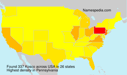 Surname Kosco in USA Surname Kosco in USA
