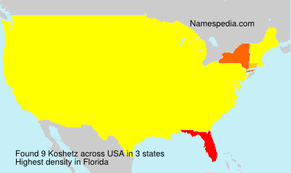 Surname Koshetz in USA Surname Koshetz in USA